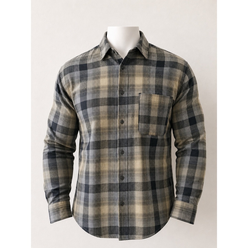 Marmot Fairfax Novelty Lightweight Flannel Shirt Mens XL Green Black Plaid